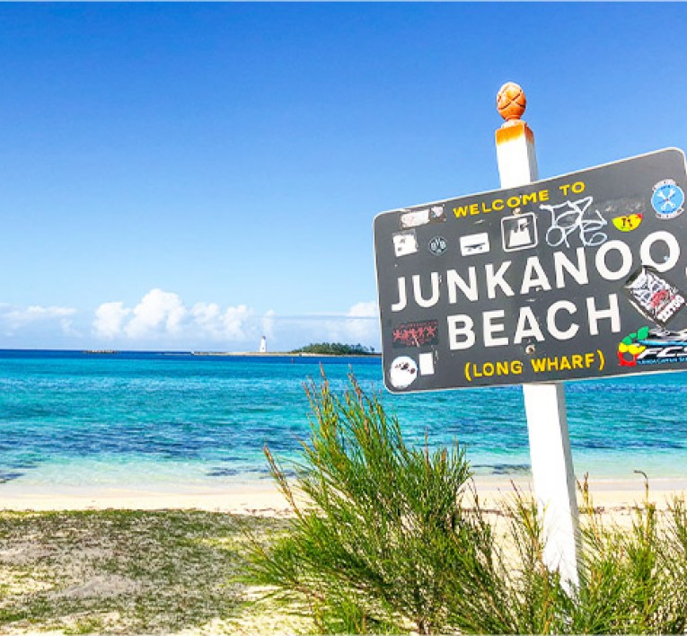 Junkanoo Beach Sign 