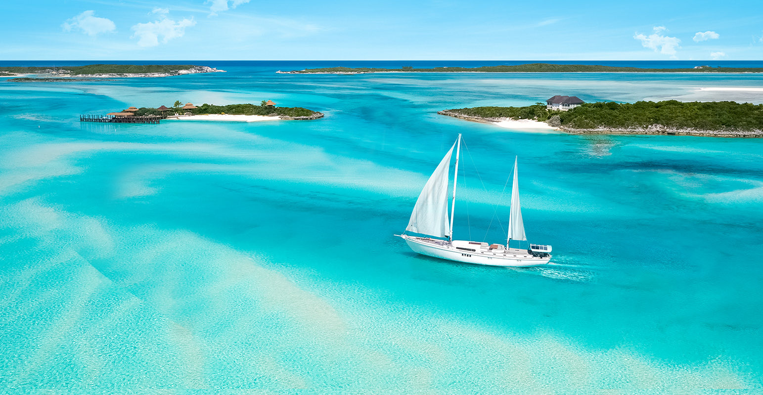aerial view of ocean